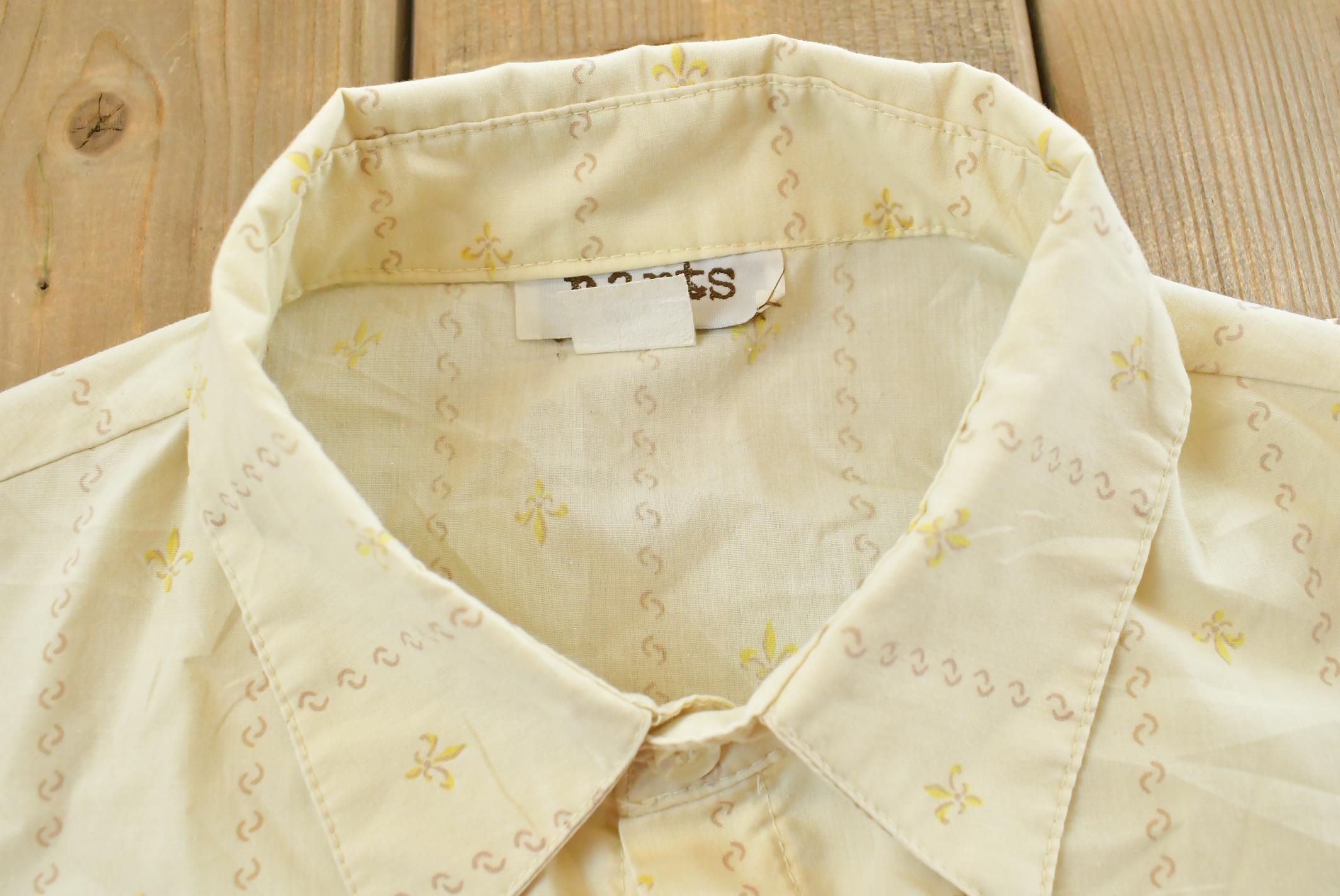 Vintage 1980s Parts Button Up Shirt Mens M