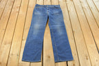 Vintage 1970s Levi's Orange Tab Bell Bottom Flare Denim Jeans Men's 35 x 31