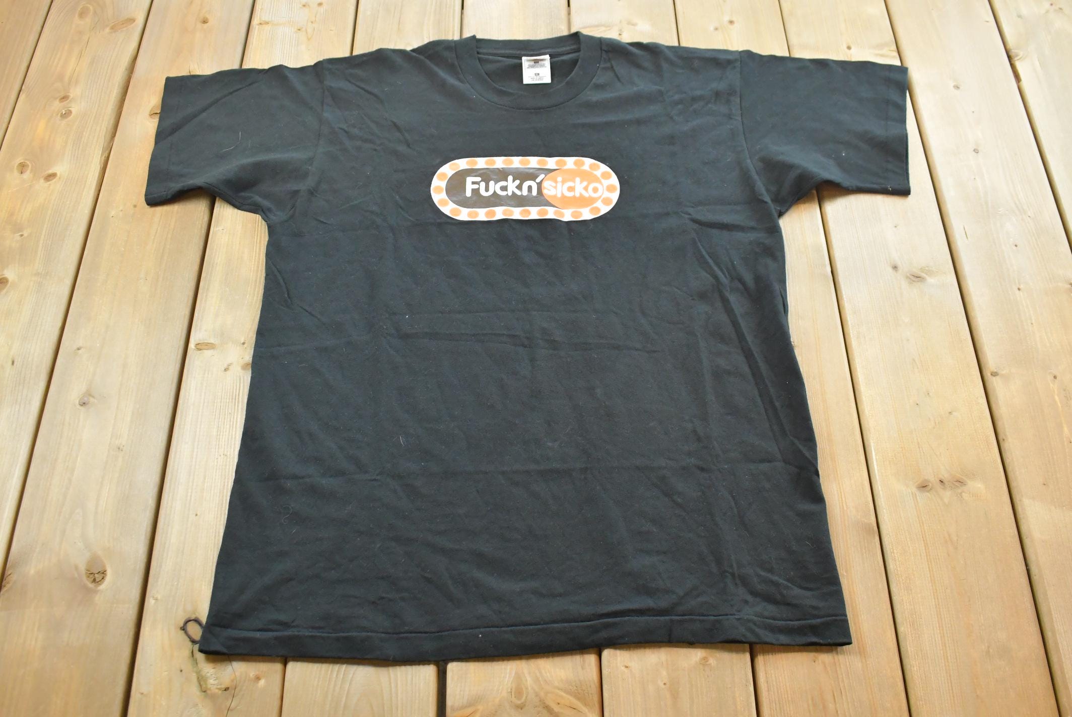 Vintage 1990s Bones Inkorporated Sicko Skateboarding T-Shirt Mens XL