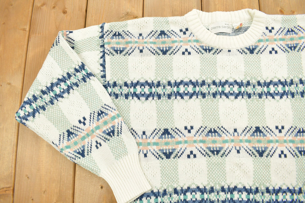 Vintage 1990s Pierre Cardin Knitted Sweater