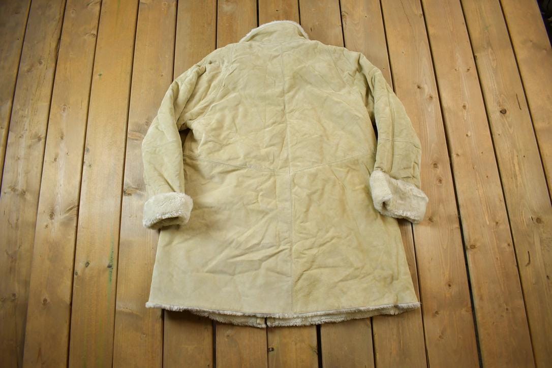 Vintage 1990s Jones New York Sport Authentic Shearling Jacket