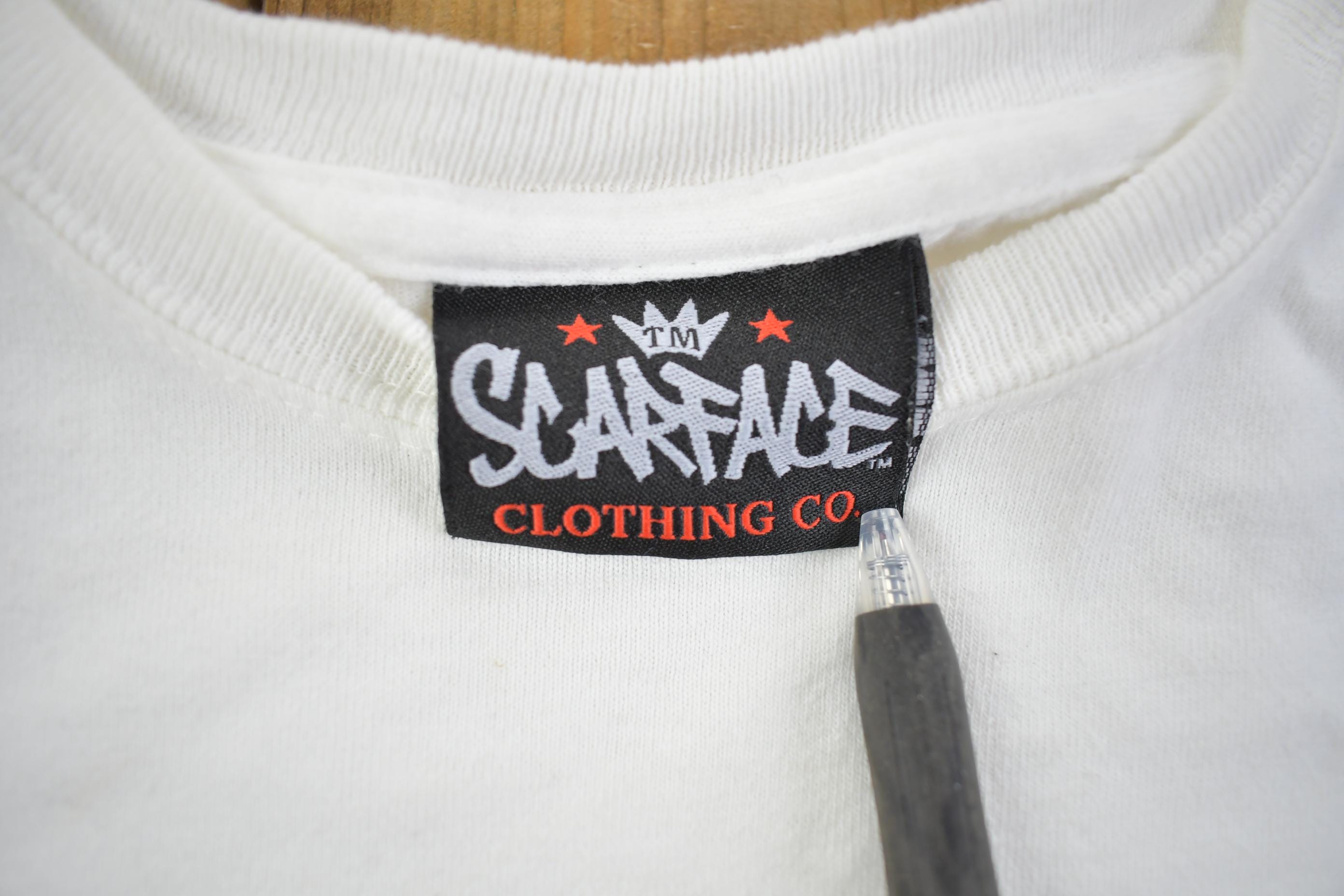 Vintage 1990s Scarface Montana Quote Graphic T Shirt Made In USA