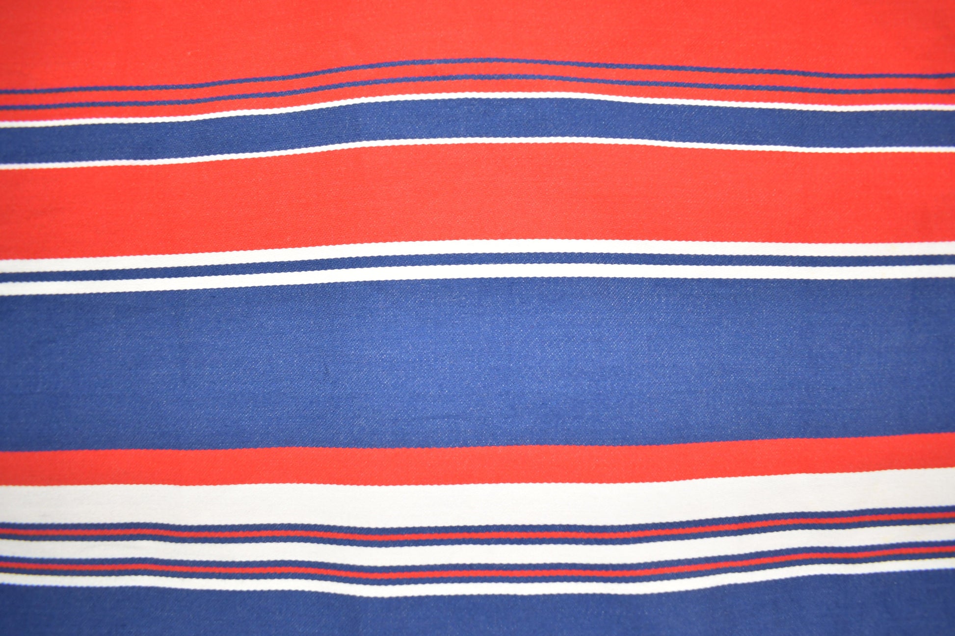 Vintage 1970s Striped Women's High Collared Button Up Shirt Dress