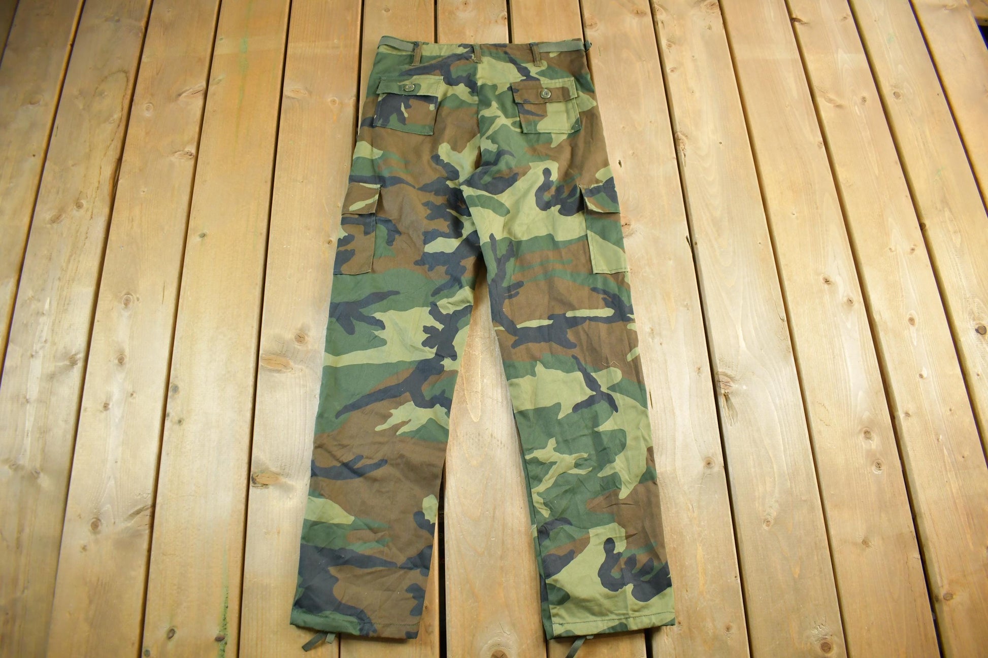Vintage 2000s Army Woodland Camouflage Cargo Pants Women's 30 x 29