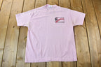 Vintage 1990s Hussong's Cerveza Clara Rosarito Mexico Graphic T-Shirt Made In USA