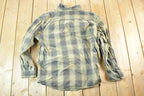 Vintage Y2K Carhartt Plaid Button Up Shirt Mens L