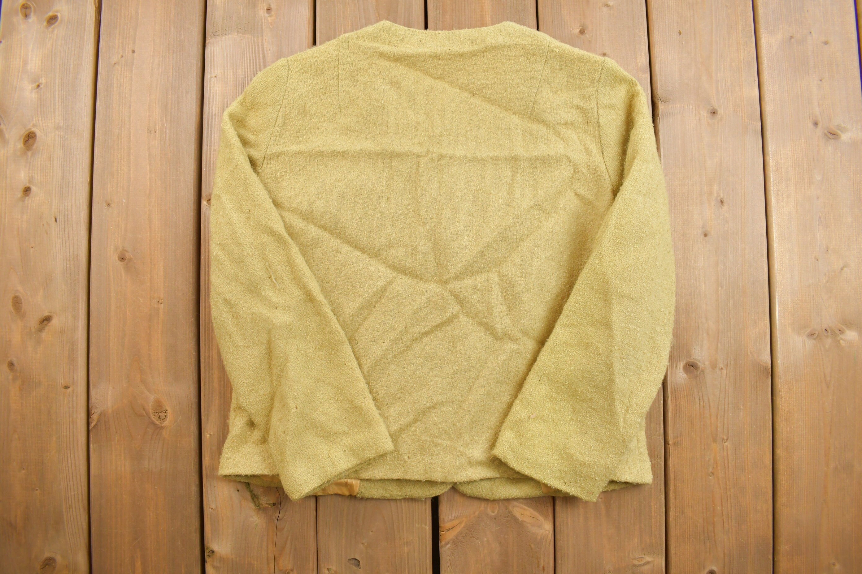 Vintage 1960s Wool Cardigan Sweater