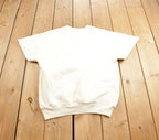 Vintage 1980s Tusch Beer Builds Better Bodies Cut off Crewneck Sweatshirt Made In USA