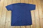 Vintage 1990s Jerzees Blank Navy T-Shirt