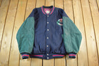 Vintage 1990s Classic Club Basketball Wool Varsity Jacket Men's Large