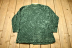 Vintage 1990s Green Bay Packers NFL Game Day Velvet Button Up Sweatshirt