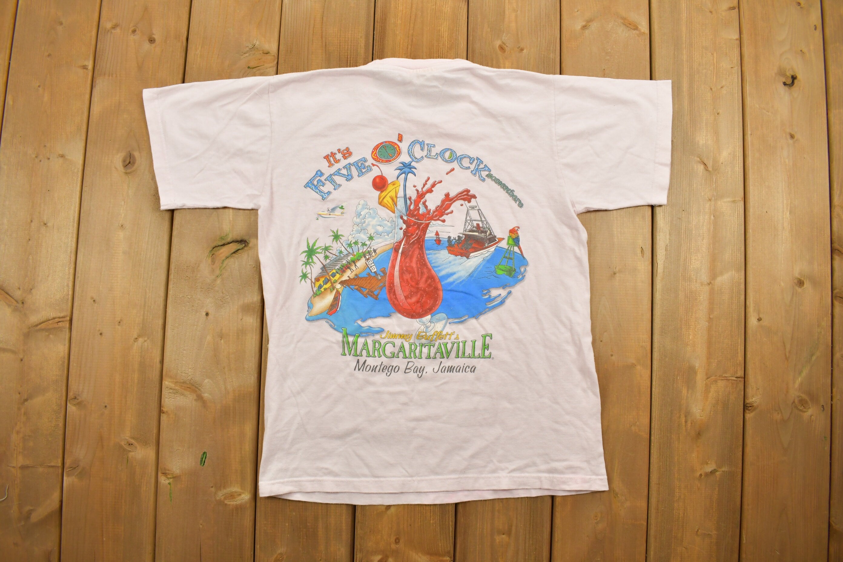 Vintage 1990s Jimmy Buffets Jamaica T-Shirt