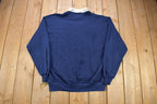 Vintage 1990s Top Stitch Mouse& Flowers Embroidered Sweater