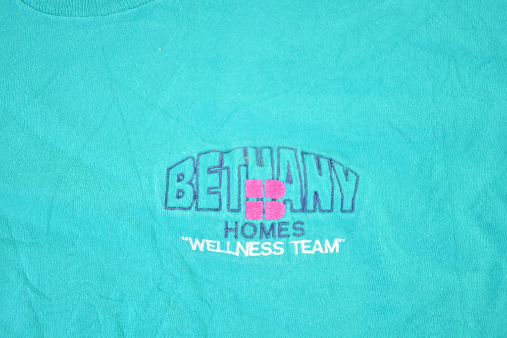 Vintage 1990s Bethany Homes Wellness Tee Souvenir T-Shirt Mens M