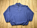 Vintage 1990s EB-TEK Eddie Bauer Quarter ButtonFleece Sweater