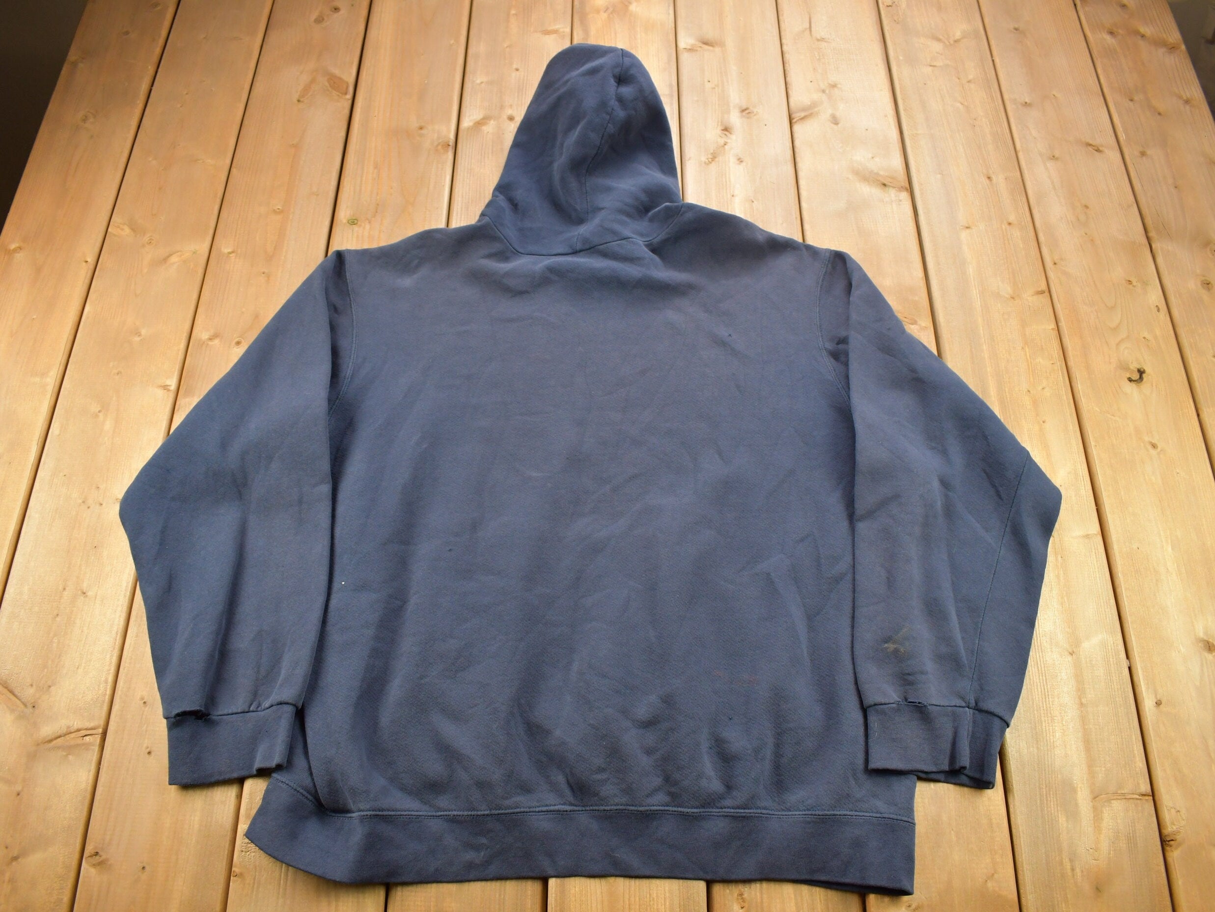 Vintage Y2K Nike Center Swoosh Distressed Hoodie
