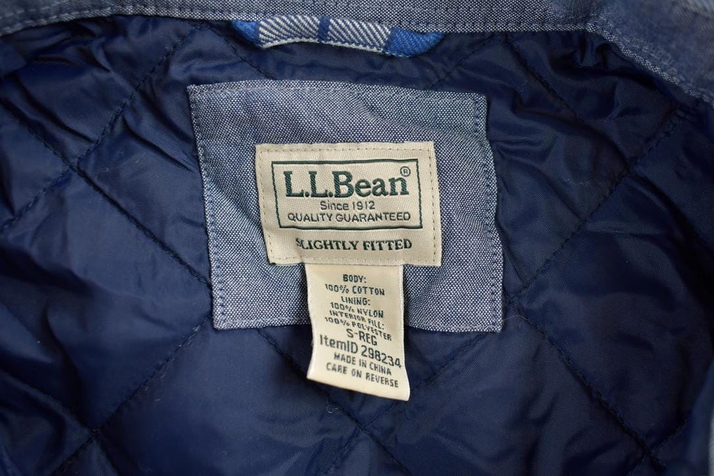 Vintage 1990s LL Bean Plaid Flannel Button Up Shirt