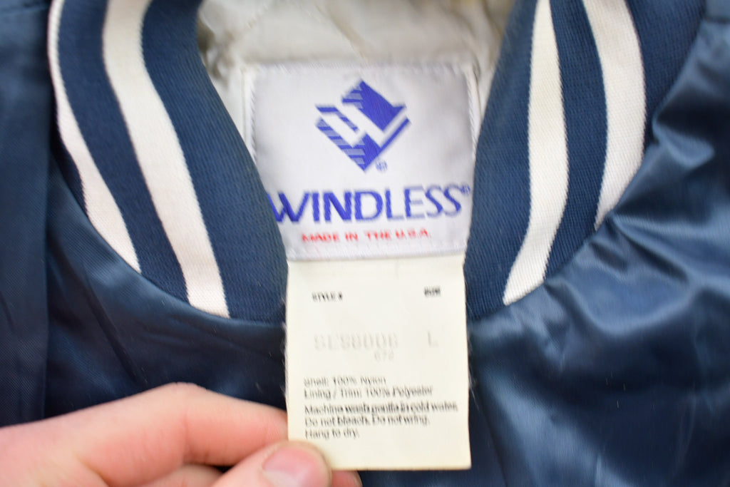 Vintage 1990s US Navy Satin Bomber Jacket