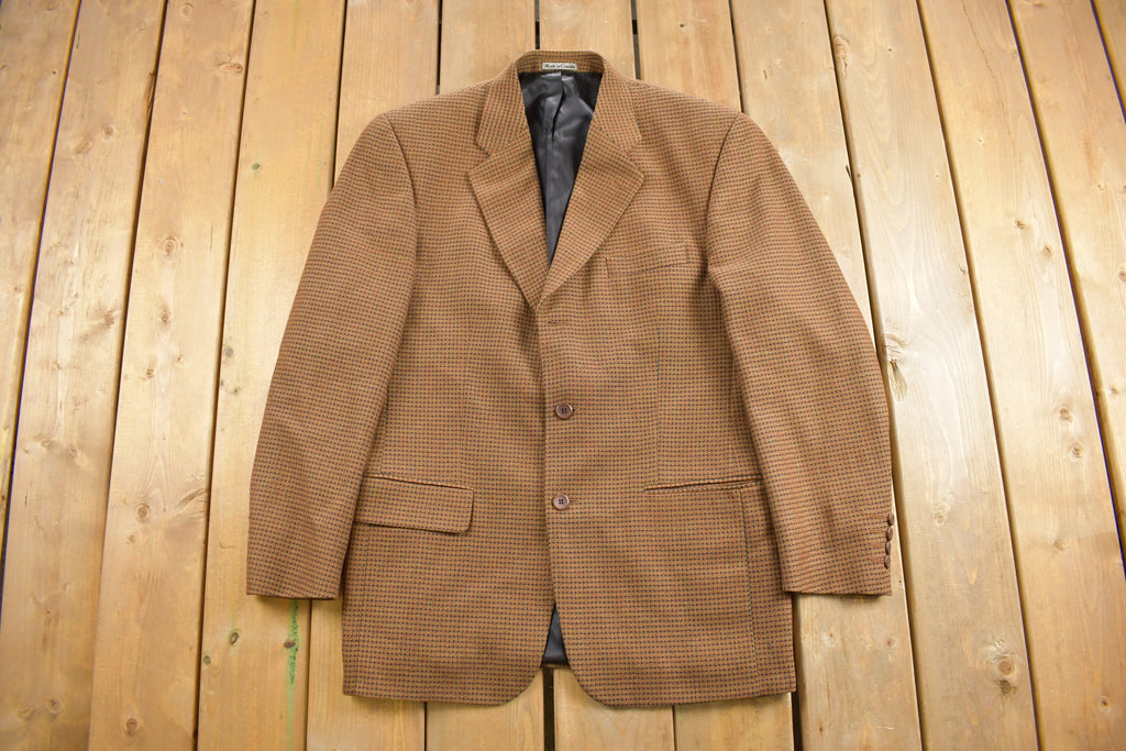 Vintage 1980s Wool Blazer