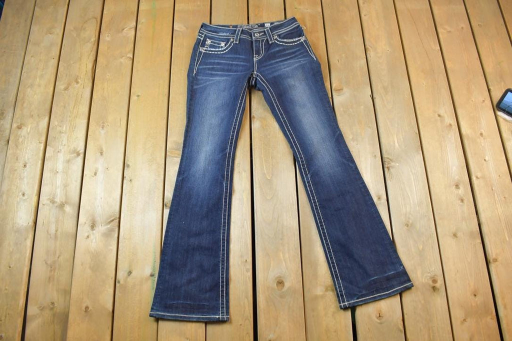 Vintage Y2K Miss Me Bedazzled Low Rise Jeans Size 26x31