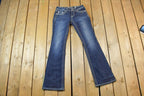 Vintage Y2K Miss Me Bedazzled Low Rise Jeans Size 26x31