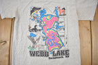 Vintage 1990s Webb Lake Hackensack Souvenir T Shirt
