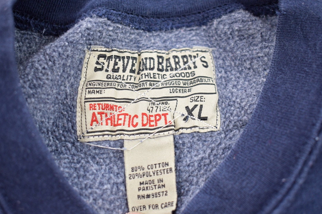Vintage 1990s Steve & Barry's West Virginia Crewneck Sweatshirt