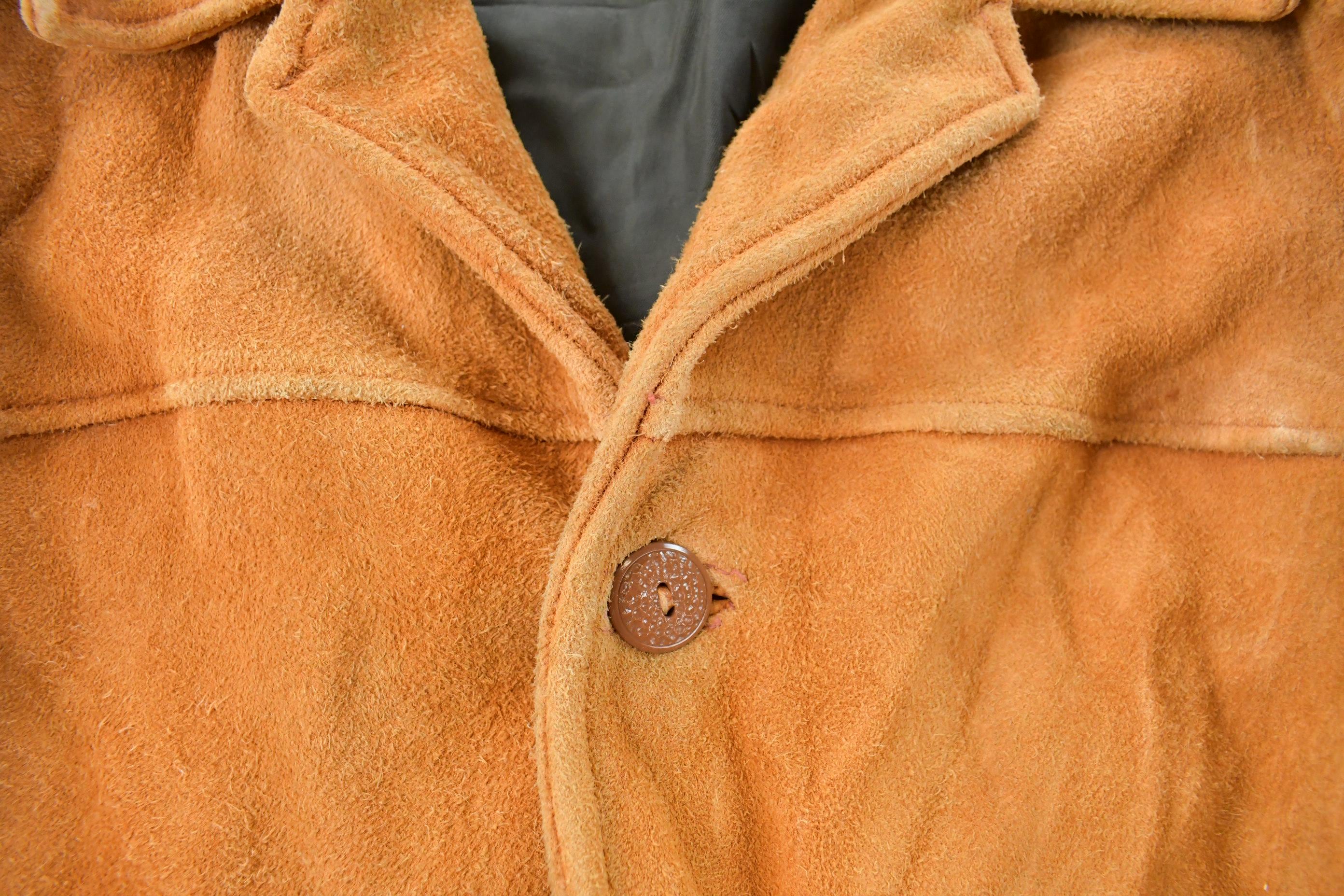 Vintage 1950s Michael's Suede Leather Jacket Men's Large
