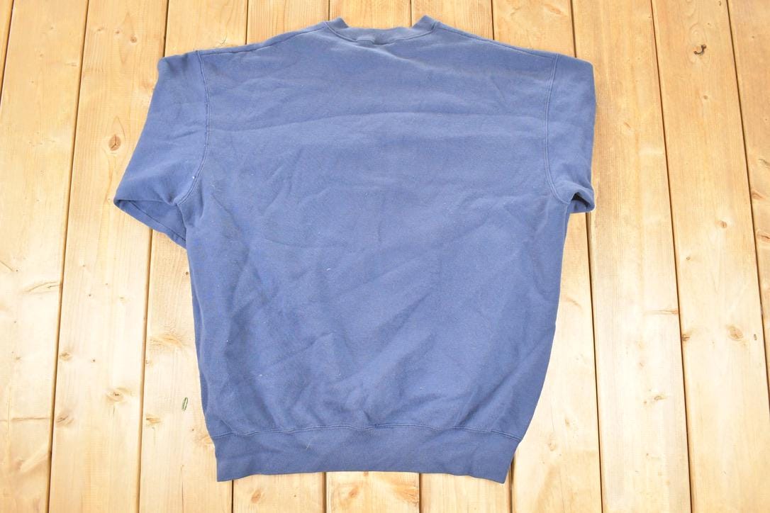Vintage 1990s God Bless America Embroidered Crewneck Sweatshirt Men's XL