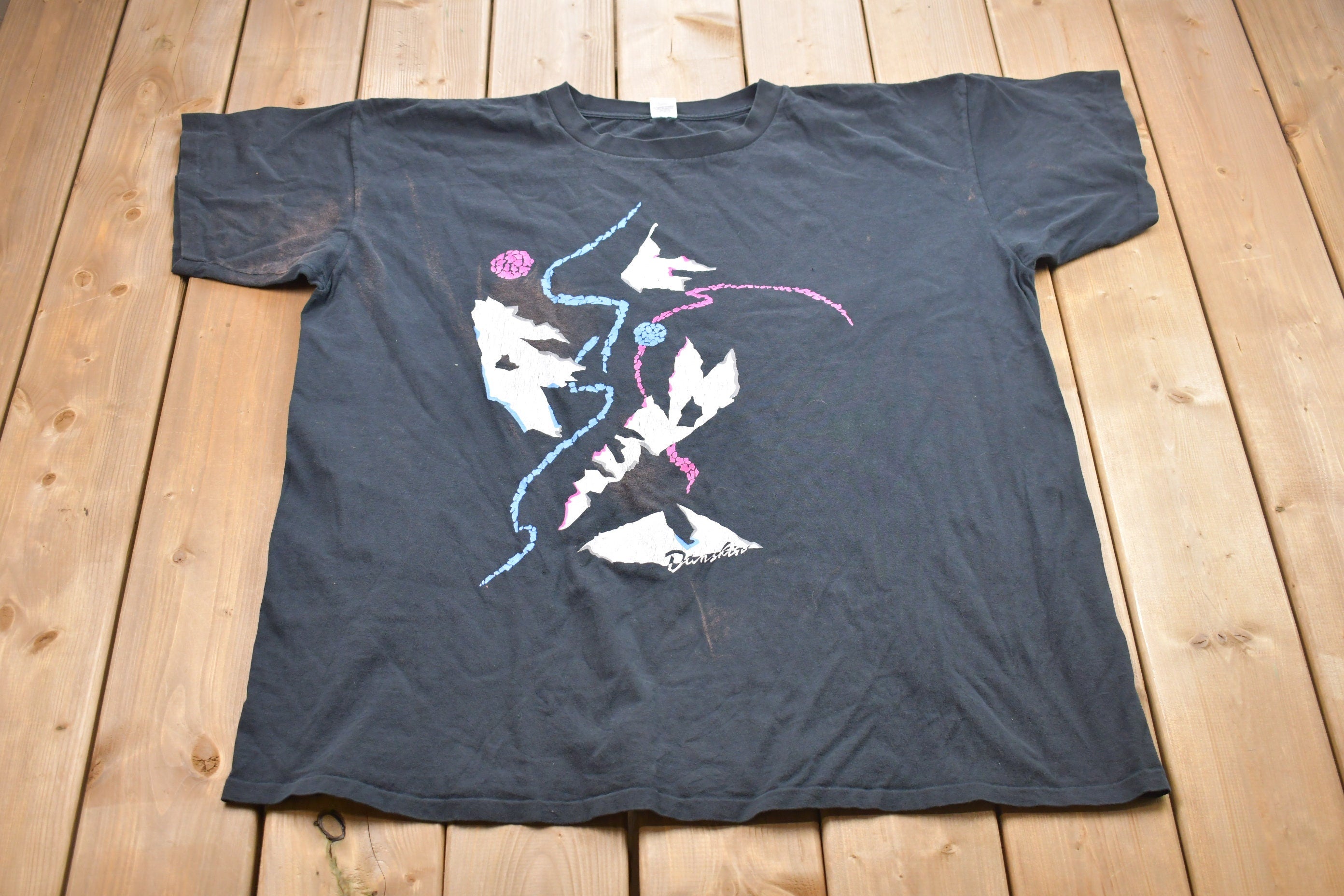 Vintage 1990s Art Graphic T-Shirt