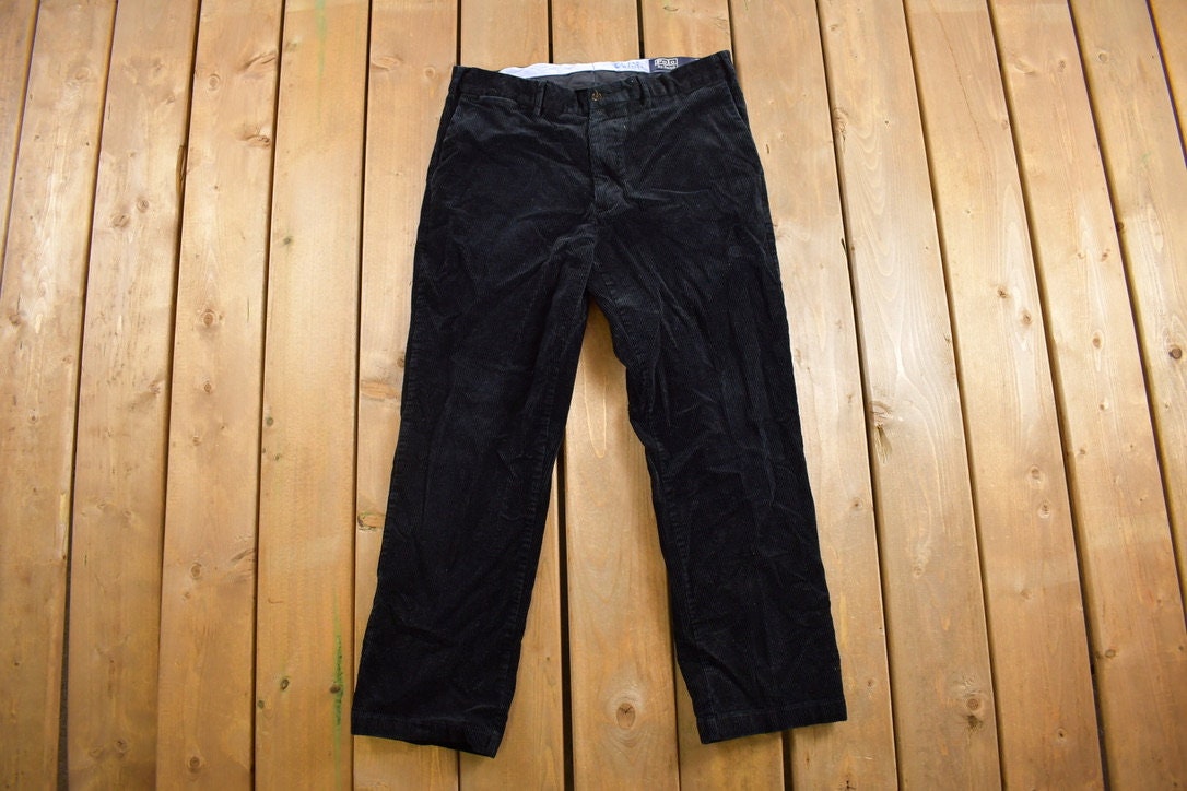 Vintage 1990's Polo Ralph Lauren Corduroy Trousers 33 x 28