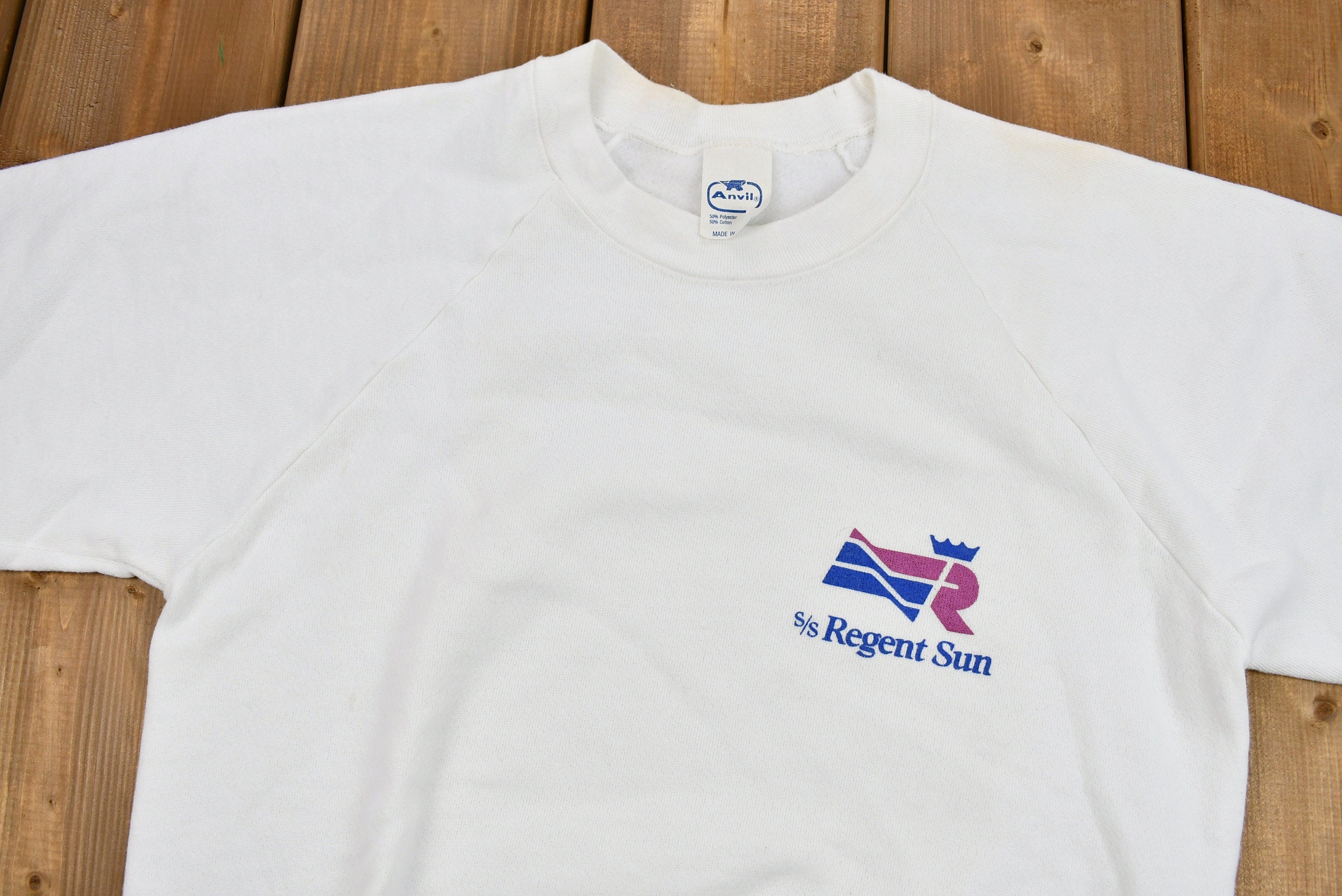 Vintage 1980s S.S. Regent Sun Graphic Crewneck Sweatshirt