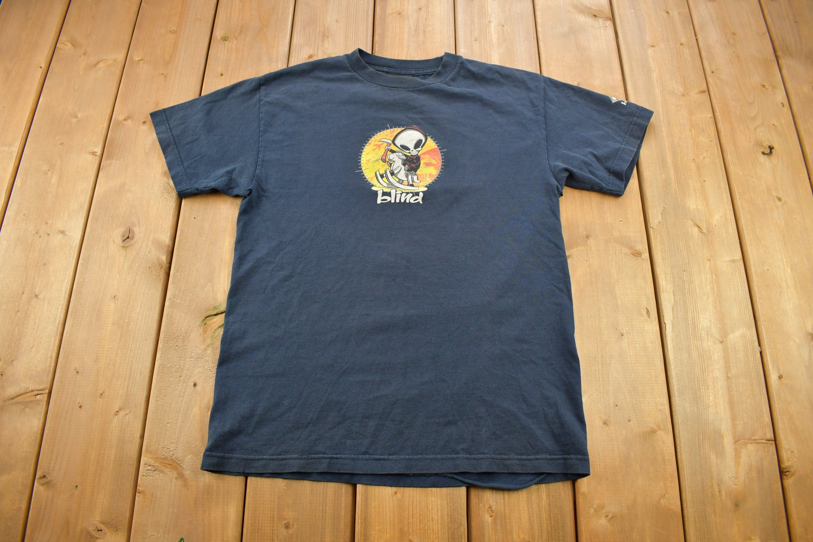 Vintage 1990s Blind Skateboards Graphic T-Shirt