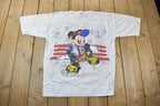 Vintage 1990s Mickey & Minnie Mouse Disney T-Shirt