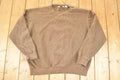 Vintage 1990s Orvis Reverse Grained Crewneck Sweatshirt Men's XL / 90s / Woodland Brown Solid Sweater