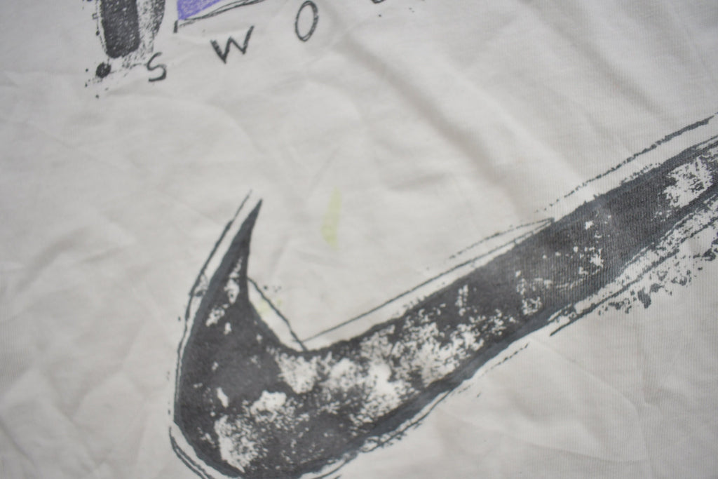 Vintage 1990s Nike Swoosh Youth Size Graphic T-Shirt