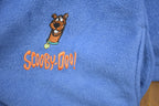 Vintage 1990s Scooby Doo Cartoon Network Quarter Zip Fleece Sweater