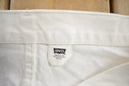 Vintage 1990s Levi's 501 White Jeans Size 36x34