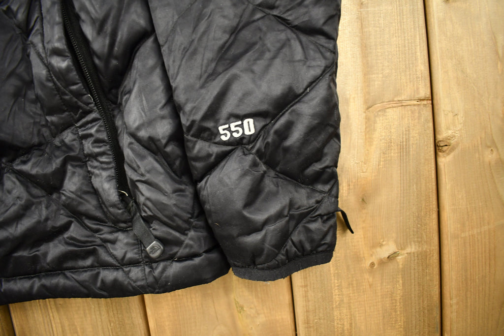 Vintage 1990s The North Face Women's 550 Black Puffer Jacket