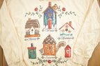Vintage 1990s Birdhouse Themed Crewneck Sweatshirt