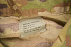Vintage Military Camouflaged Button Up Shirt