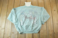 Vintage 1990s Winter Carriage Ride Horse Turtleneck