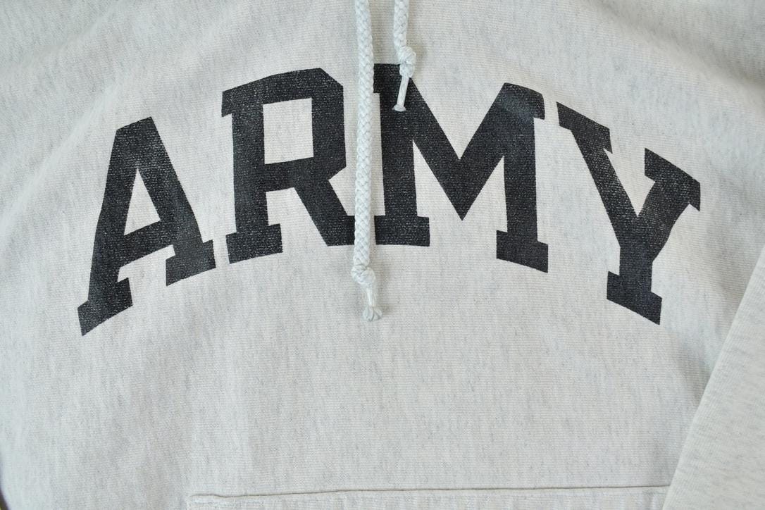 Vintage Y2K Army Champion Reverse Weave Hoodie Sweatshirt
