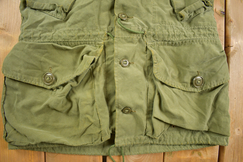 Vintage 1980s Army Military Field Jacket