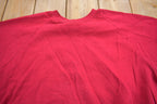 Vintage 1980s Activewear Blank Red Raglan Crewneck Sweatshirt