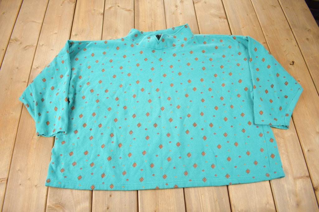 Vintage 1990s Venezia All Over Print Women's Sweatshirt