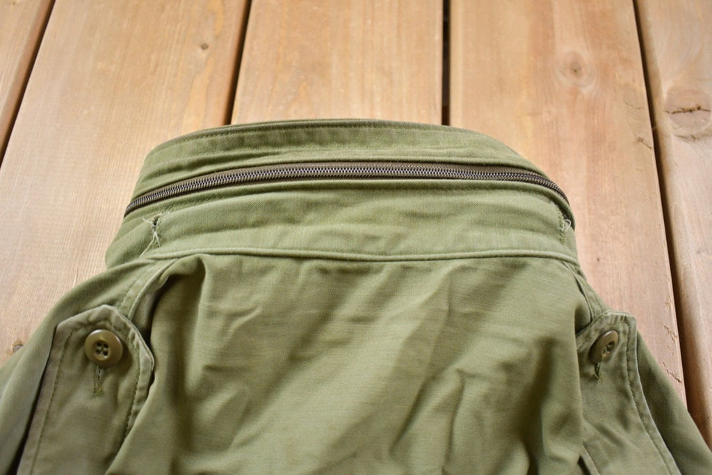 Vintage 1993 Army Hooded Cold Weather Field Jacket