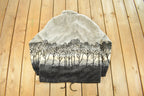 Vintage 1990s Nature All Over Print Full Zip Fleece Sweater Jacket Men's Medium