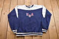 Vintage 1990s Kids USA Sports Embroidered Crewneck Sweatshirt