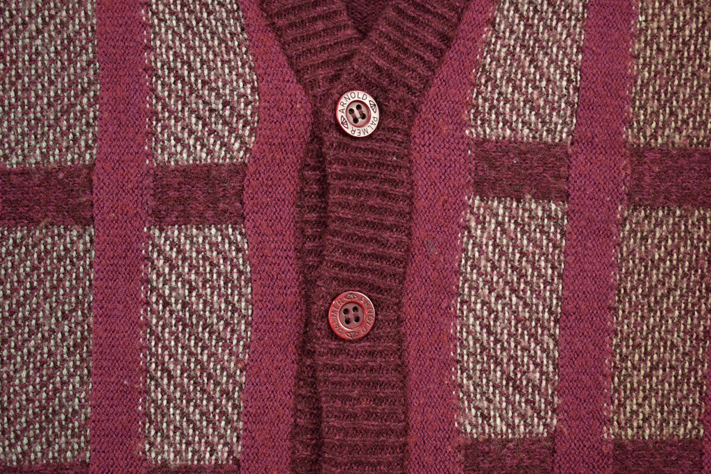 Vintage 1980s Carroll Palmer Knitted Cardigan Button Up Sweater